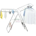 Foldable drying rack, silver
