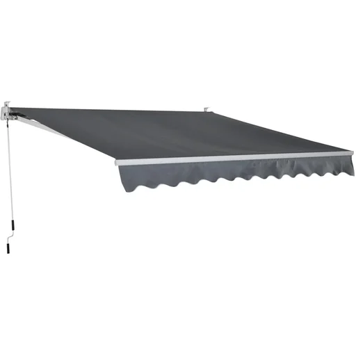 "Clamp awning with hand crank image"