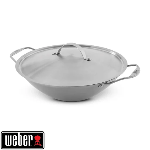 "CRAFTED wok with steamer insert image"
