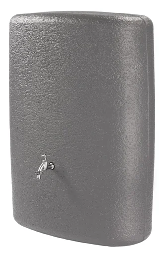 "Rain barrel, wall tank "Terranova", grey, 275 liters image"