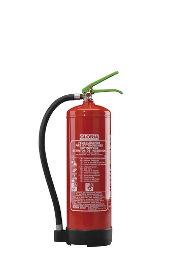 "Fire extinguisher SDE6, 6 liter foam extinguisher, 21A, 144B, pressure gauge image"