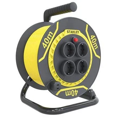 "PVC cable reel - 40 m - 3G1.5 - 4 sockets image"