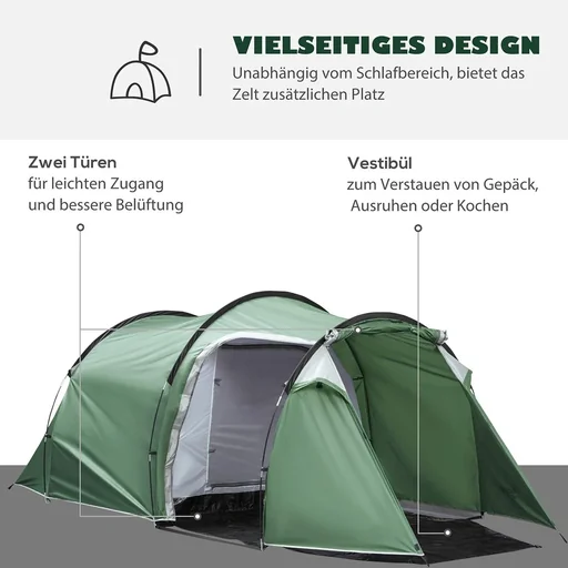 "Camping tent for 3-4 people image"