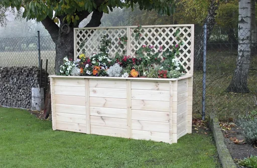 "Raised bed 1.6 m with trellis attachment image"