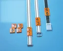 Marking collar for cows, with ring closure