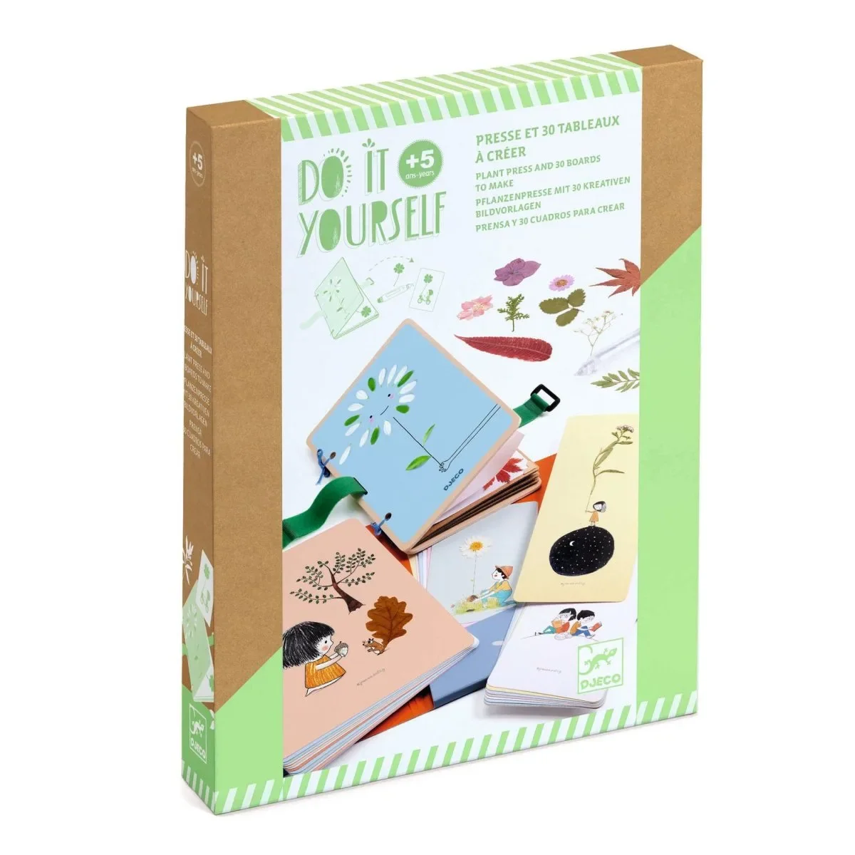 Djeco knutselset, creativiteitset - DIY: bloemenpers & kaarten