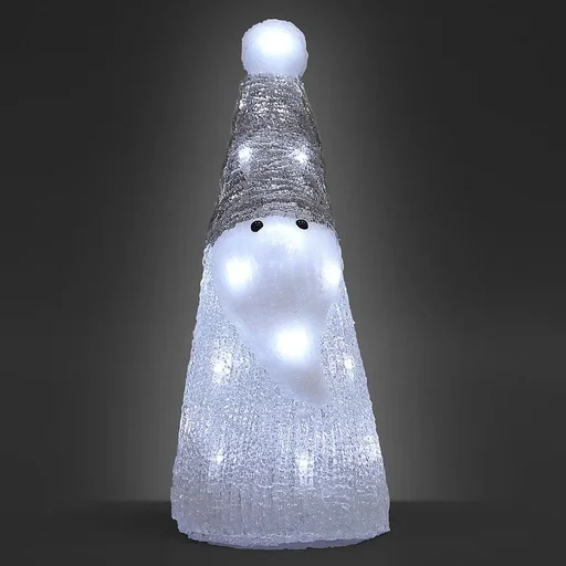 "LED Acrylic Santa Claus White image"