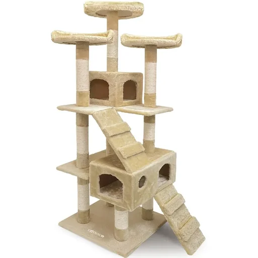 "Scratching post 175 cm beige image"