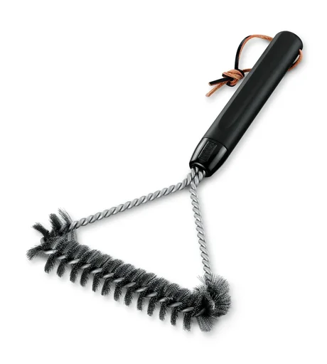 "Three-sided grill brush for gas and electric grills image"
