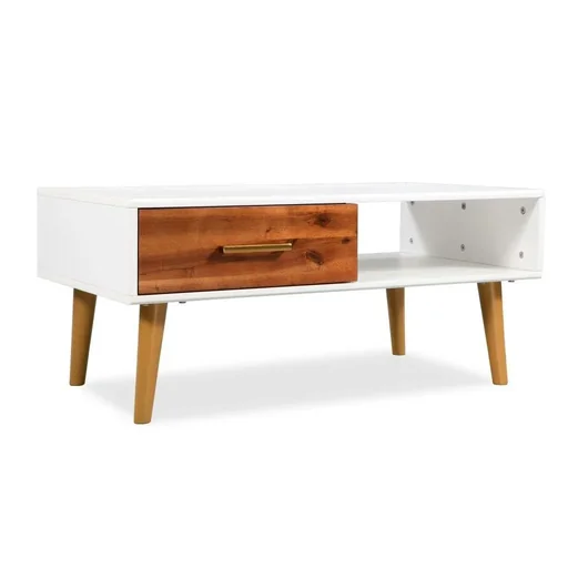 "Coffee table 90x50x40 cm solid acacia wood image"