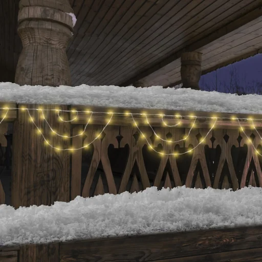 "LED light chain with triple draping arch image"