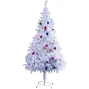 Christmas tree with stand incl. decoration 180cm white