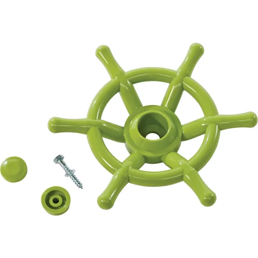 "Boat wheel lime green image"