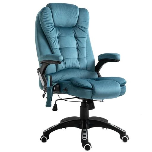 "Massage chair executive chair with massage function height-adjustable swivel chair ergonomic gaming chair office chair massage Bl image"