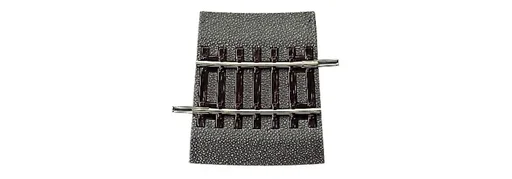 "6 curved tracks R2¼ with bedding, radius 358 mm, curve angle 7.5° image"