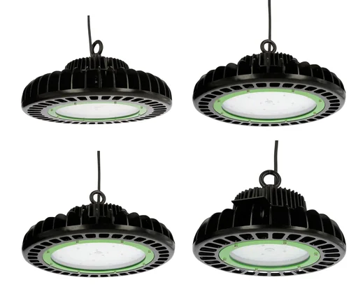 "LED high bay spotlight 150 W with D-mark image"