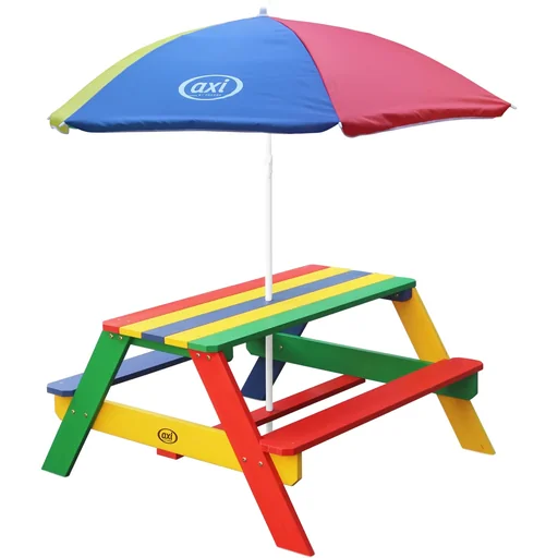 "Nick Picnic Table Rainbow image"