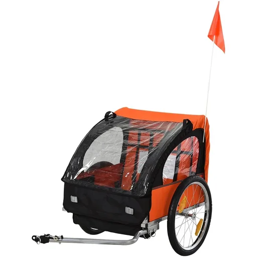 "Bicycle trailer for 2 children image"