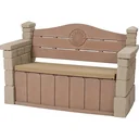 Outdoor storage bench