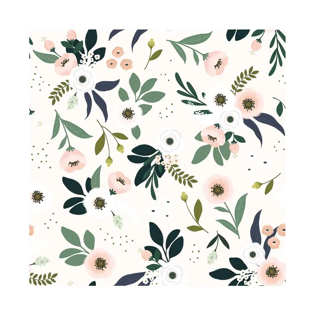 "Lilipinso vliesbehang bloemen lichtroze groen image"