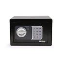 Safe with electronic combination lock and 3 LED displays