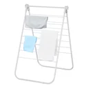 Foldable clothes rack white