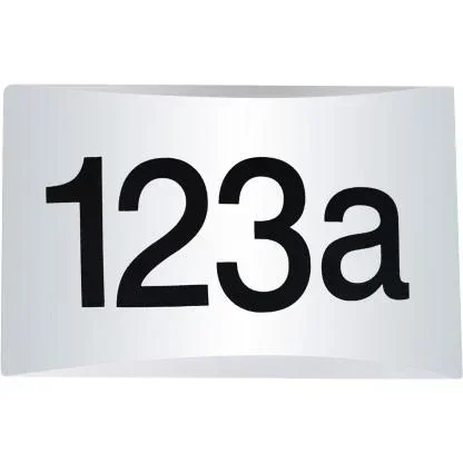 "VT-7-06 LED wall light with house number - 3000K - 800 lumens image"