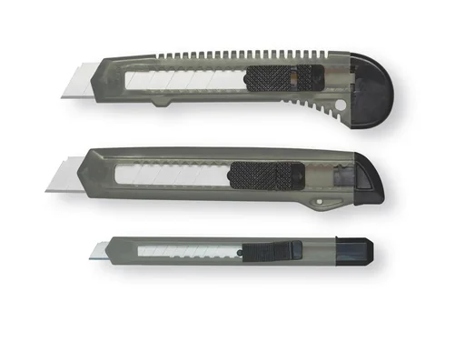 "Snap-off knife set, 3-piece image"