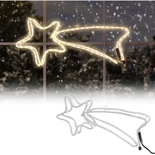 "Star lighting - 144 lights - 4m - metal frame image"