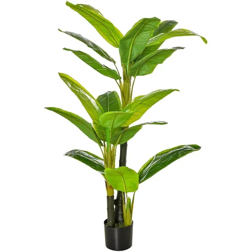 "artificial plants 150 cm artificial banana tree artificial plant houseplant decorative plant office plant plastic pot for image"