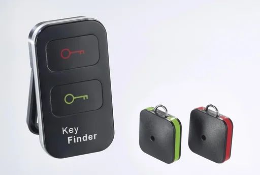 "Duo Key Finder, 1 transmitter with 2 receivers, black, 15 meters image"
