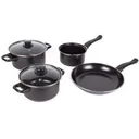6-piece pot set - carbon steel 0.8 mm