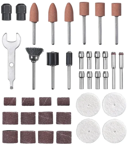 "Grinding and polishing accessory set image"