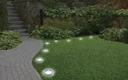 LED Solar Light Disk Lights - 4 pieces