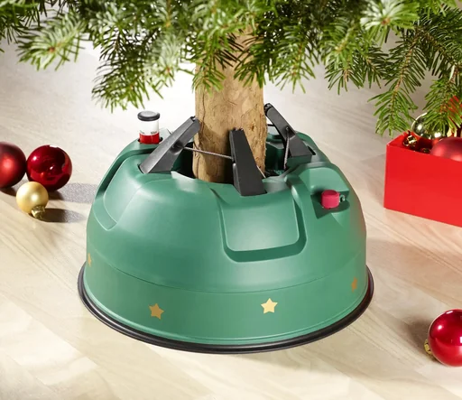 "Self-fixing Christmas tree stand image"