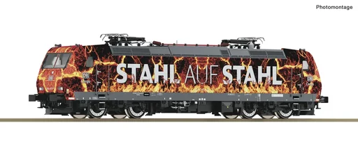 "Electric locomotive 185 077 "STEEL on STEEL" of the Deutsche Bahn, H0, DC image"