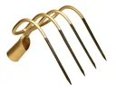 Dung hoe with 4 tines - hoe forged from one piece