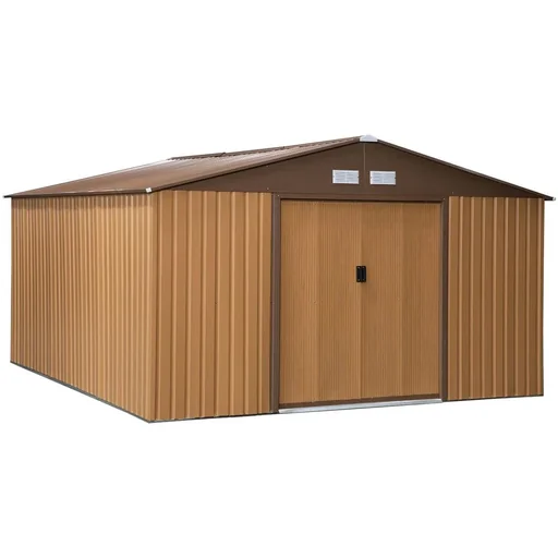 "Tool tray with base plate metal brown 340 L x 386 W x 200 H cm image"