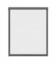 Insect screen roller blind for windows, 130 x 160 cm in anthracite
