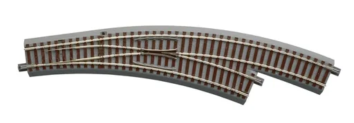 "Curved switch right R3/4 for manual operation image"