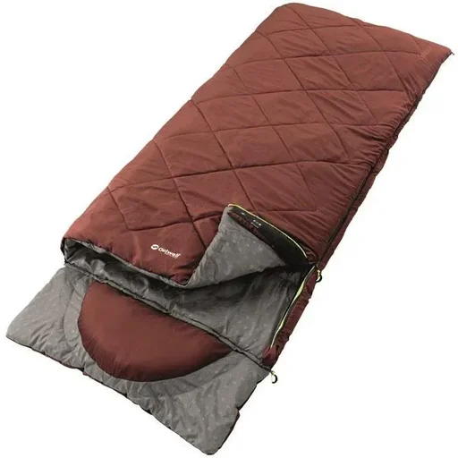 "Contour red sleeping bag image"
