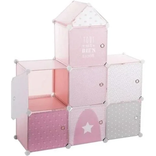 "Storage Cabinet - Lock - Pink image"