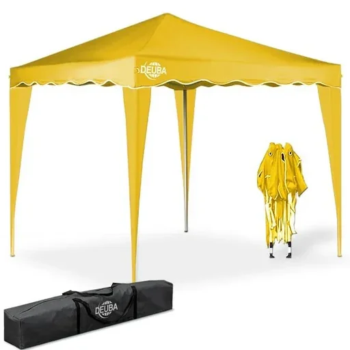 "Capri Pop-up Party Tent, Yellow, 3x3m image"