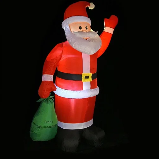 "Inflatable Santa Claus with lighting image"