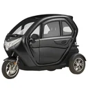 3-wheel electric cabin vehicle eLizzy Comfort 45 km/h black including on-site instruction