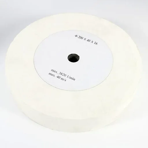 "Grinding wheel Ø200x40mm K100 white image"