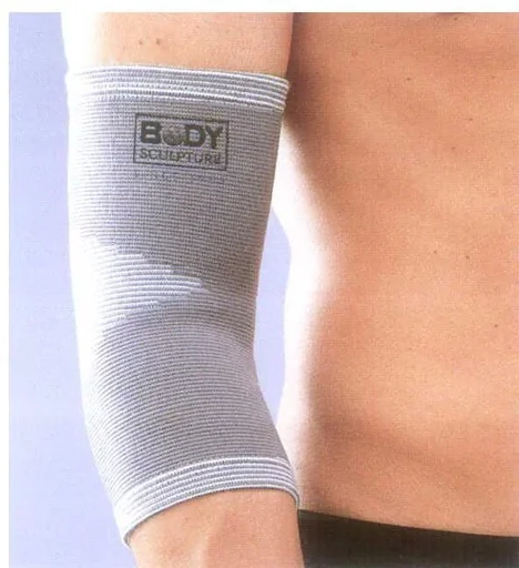 "Elbow bandage, elastic gray size S/M image"
