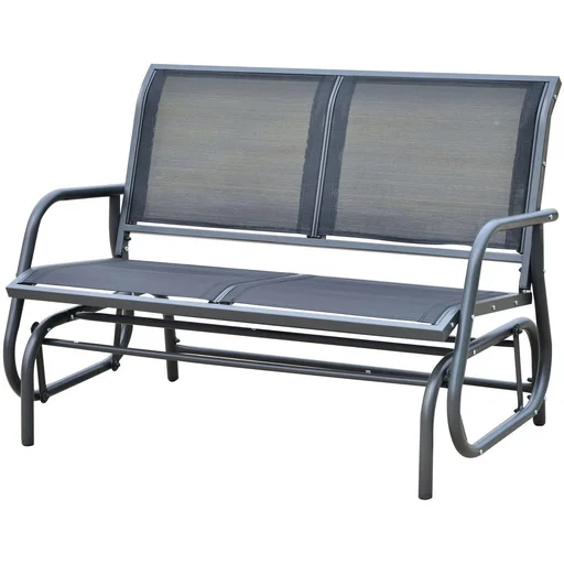 "Swing bench 2-seater garden bench metal image"