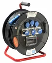 Professional drum Mammut 460 Version 5, 80m, 3 sockets 230V, 3-CEE sockets, with carrying and base frame