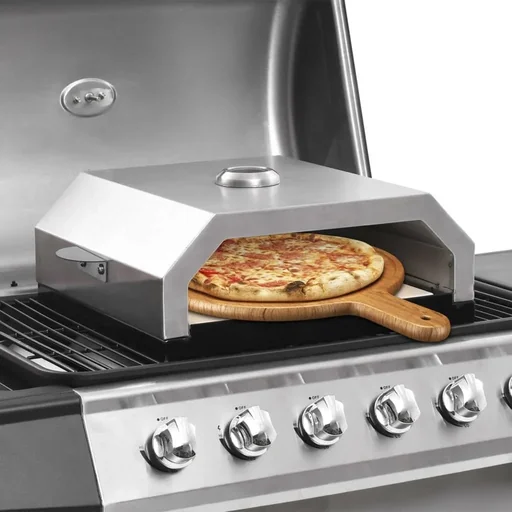 "Pizza oven with ceramic stone for gas/charcoal grill image"